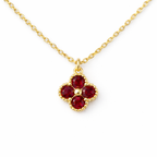 Ruby Blossom Necklace