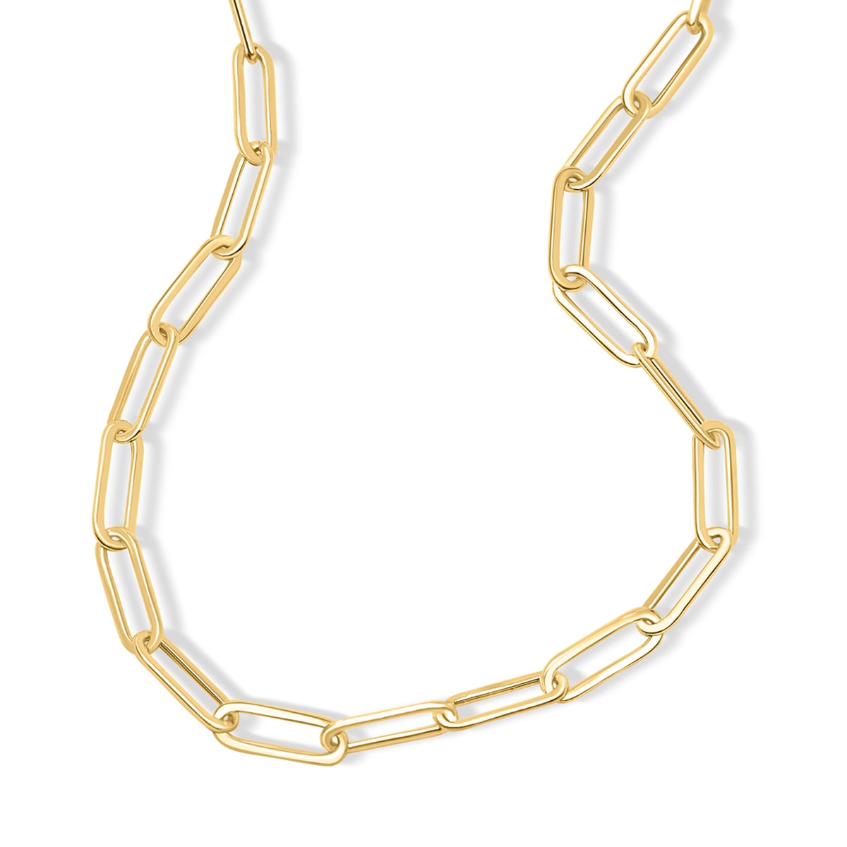 Golden Paperclip Chain