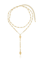 Maison Layered Lariat Necklace