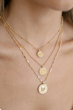 Three Coins Necklace Set