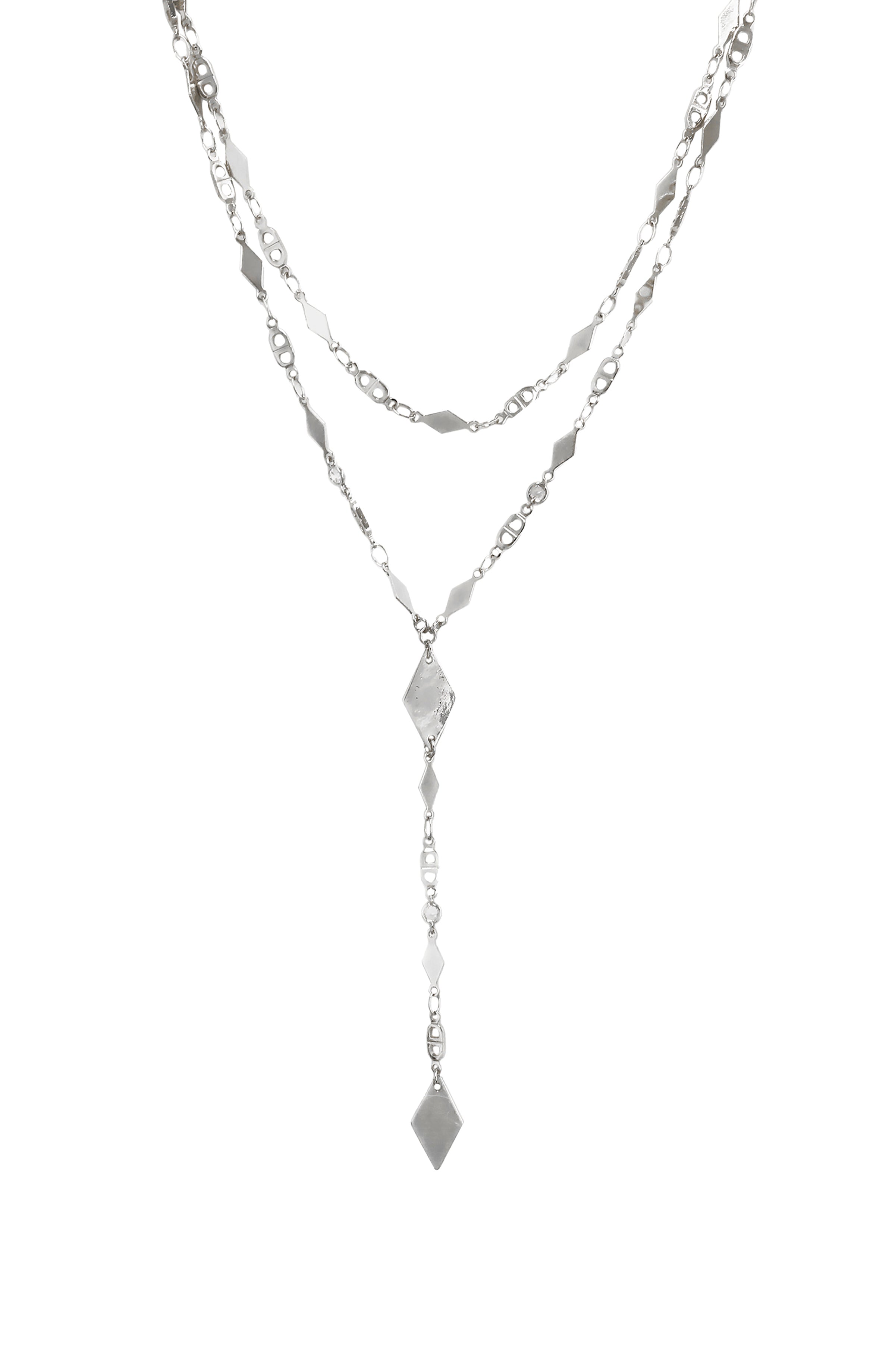 Maison Layered Lariat Necklace