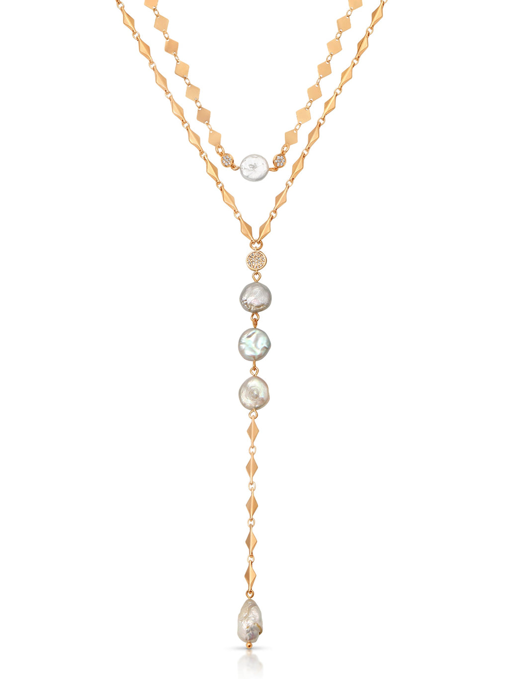 Luxe Pearl Drop Necklace