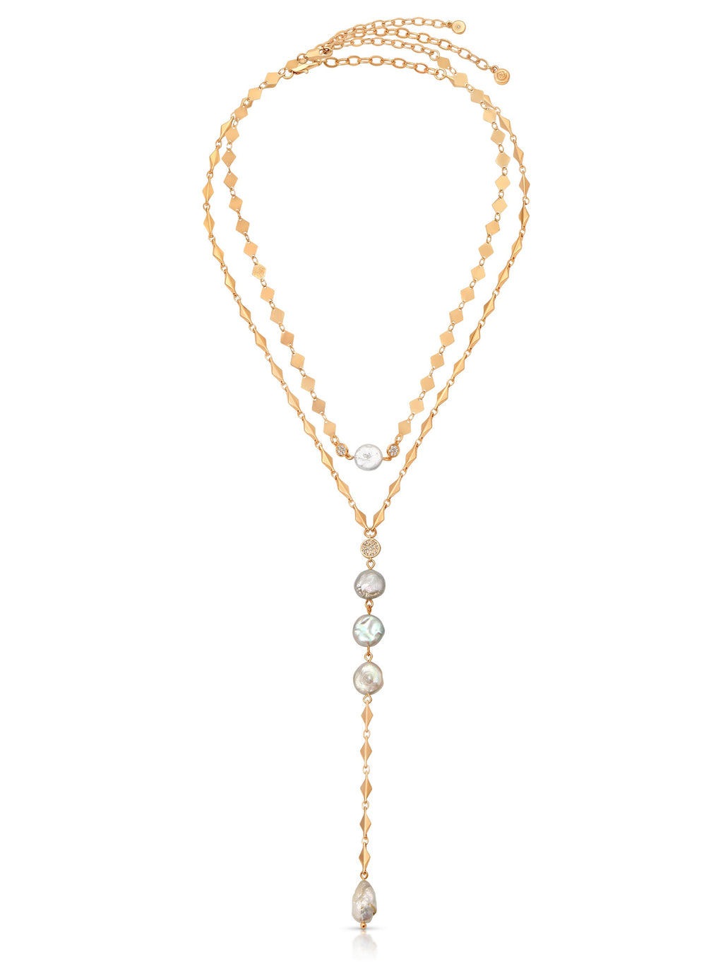 Luxe Pearl Drop Necklace