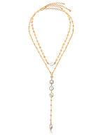 Luxe Pearl Drop Necklace
