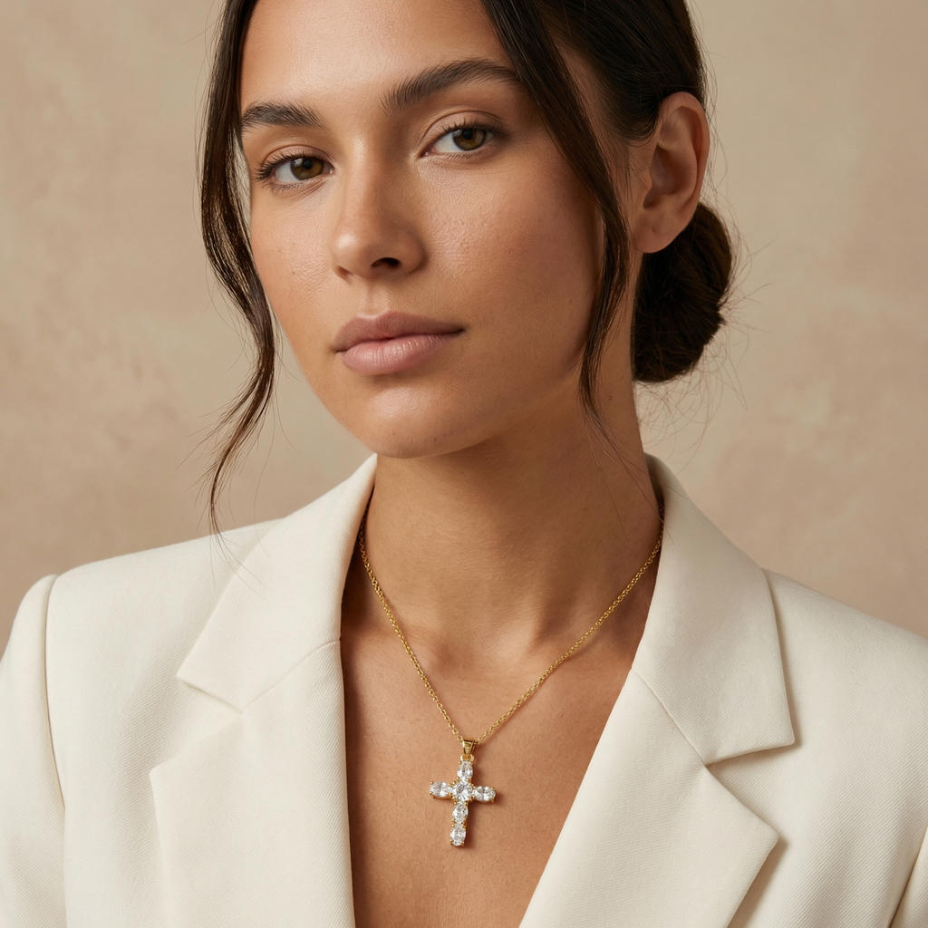 Virelle Cross Necklace