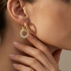 Elira Halo Earrings