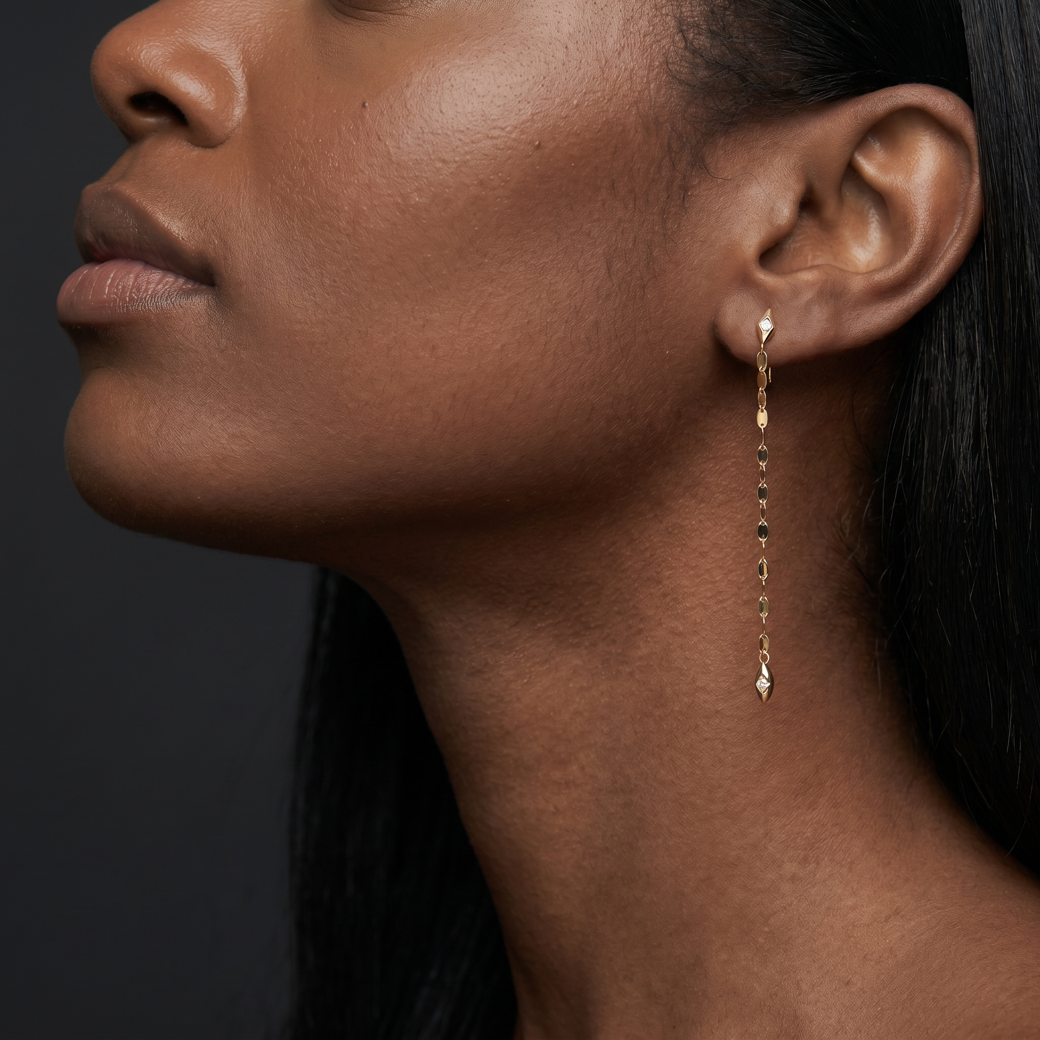 Lunaria Chain Drops