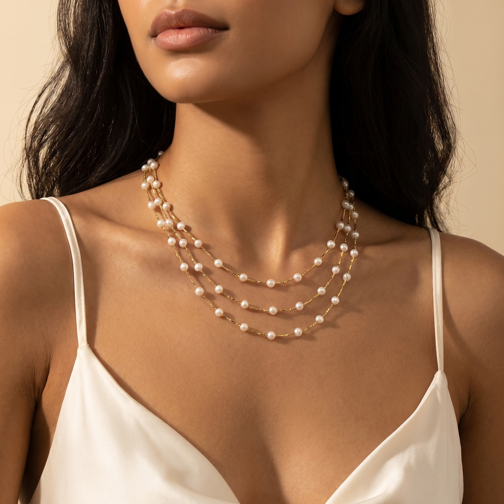 Sorella Pearl Layers Necklace