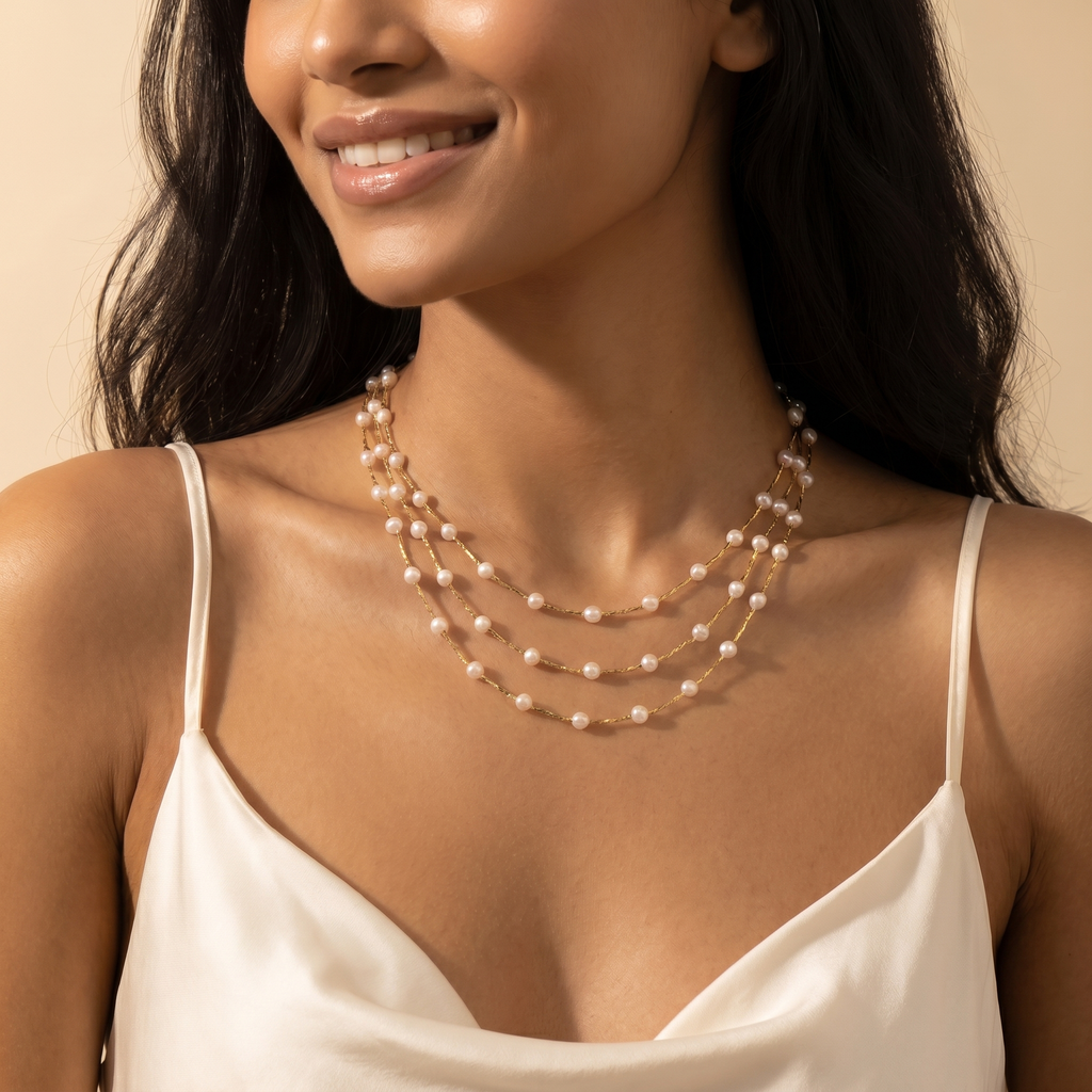 Sorella Pearl Layers Necklace