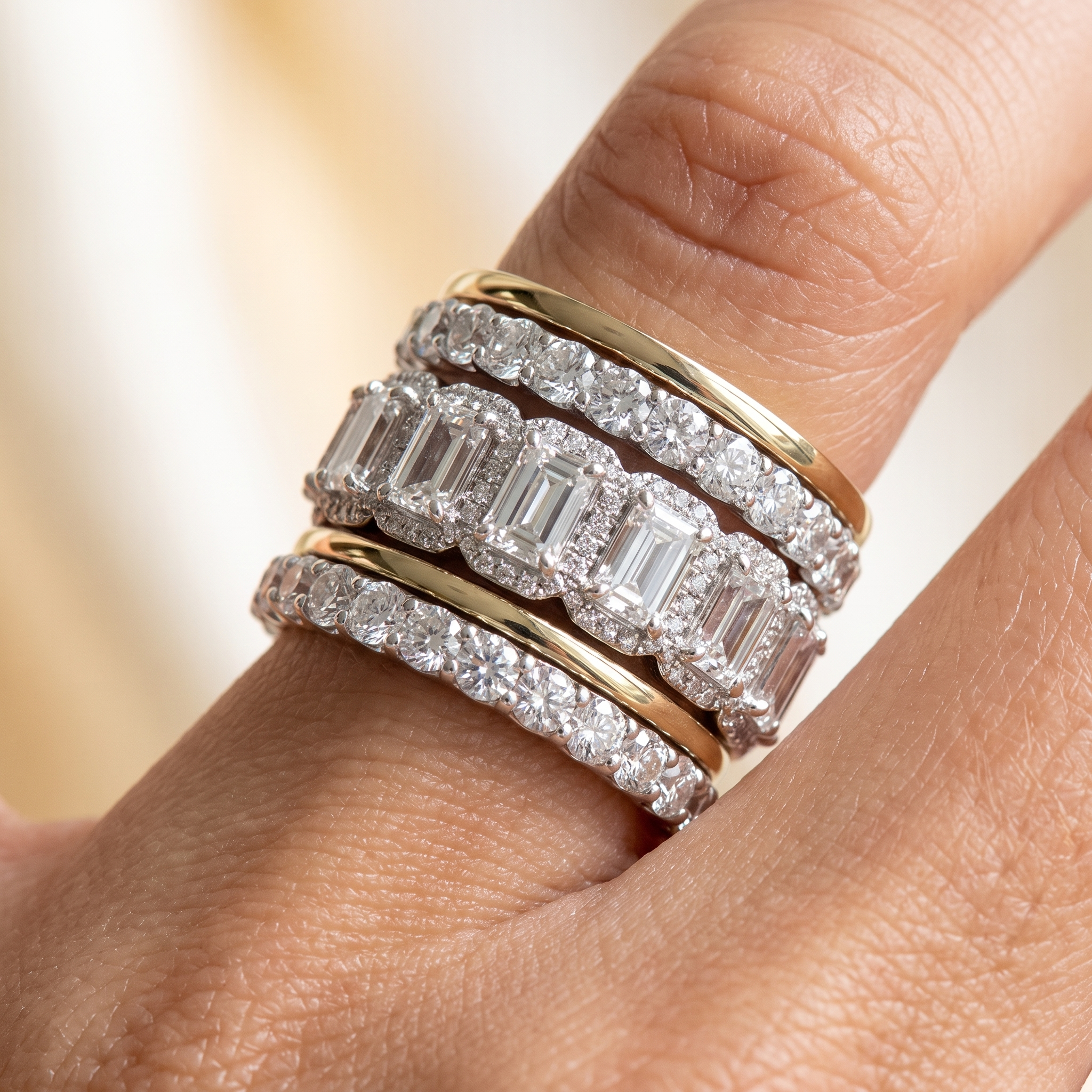 Lunara Luxe Stack Ring