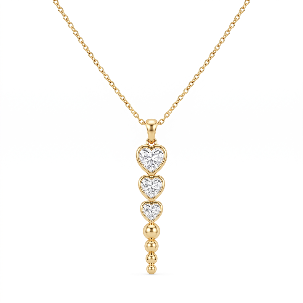 Belle Heart Necklace