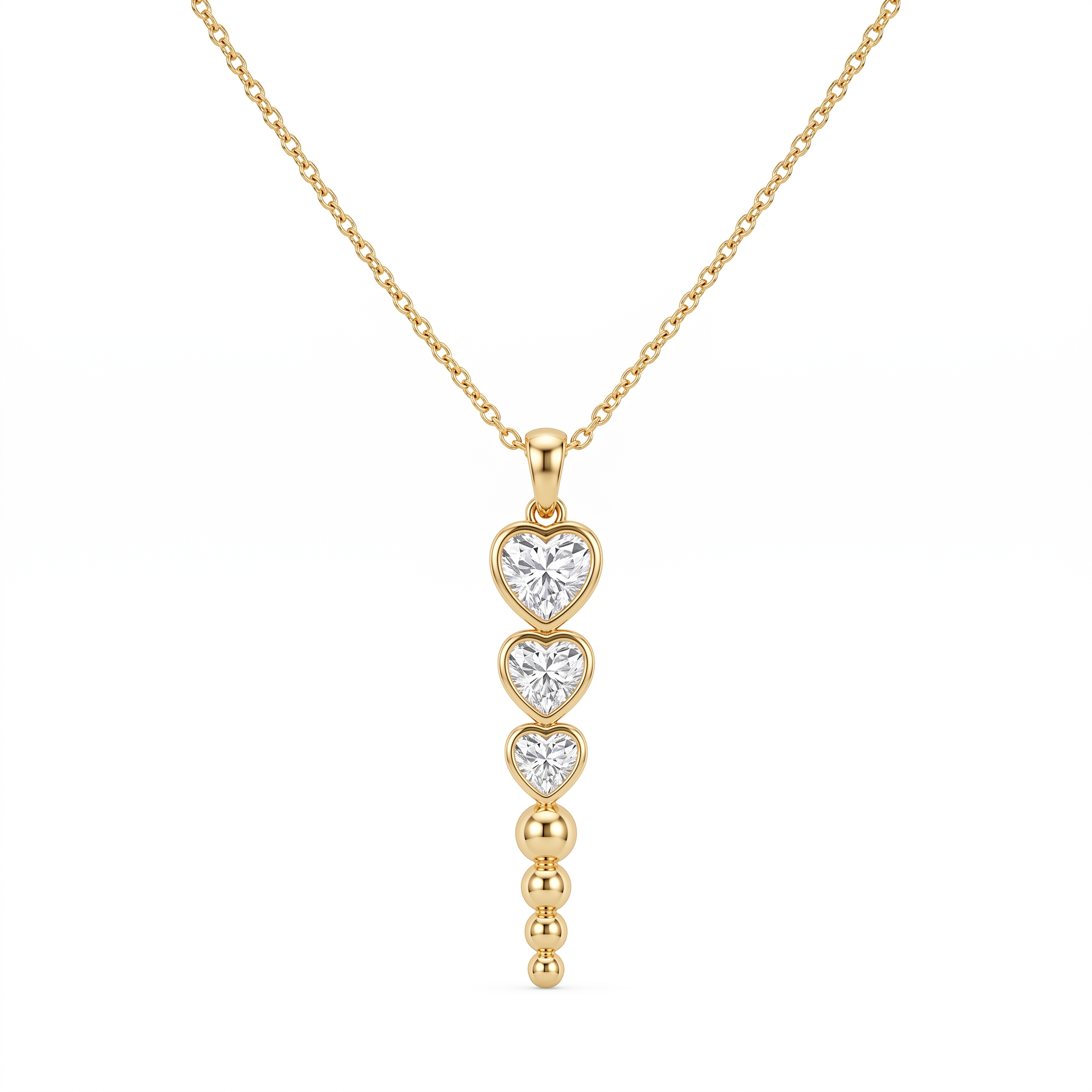 Belle Heart Necklace