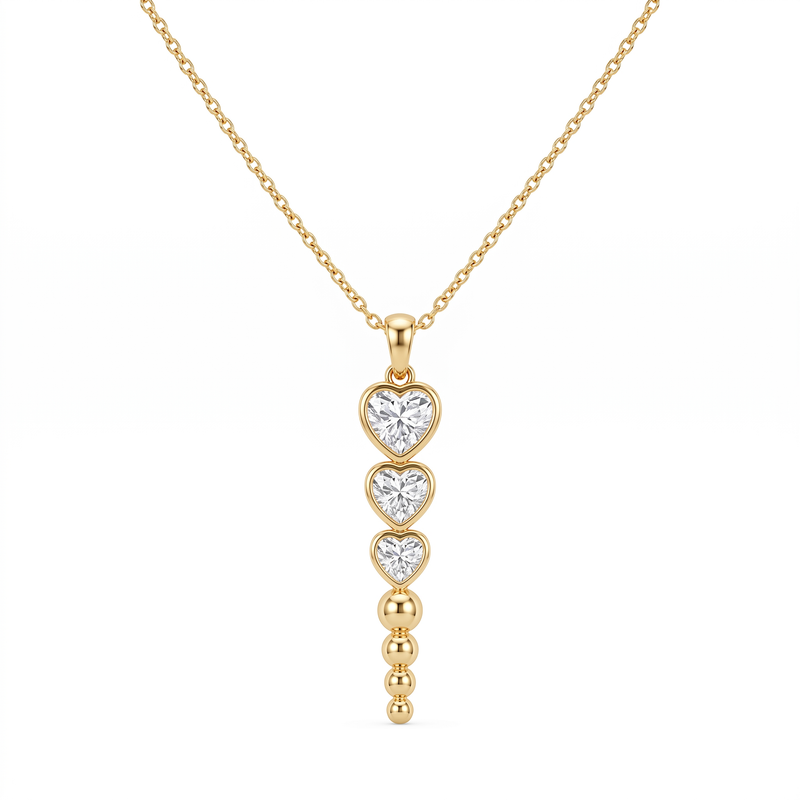 Belle Heart Necklace