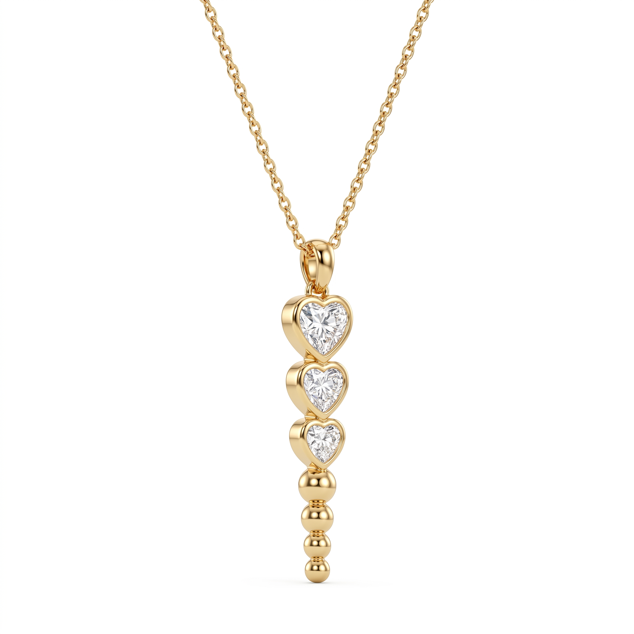 Belle Heart Necklace