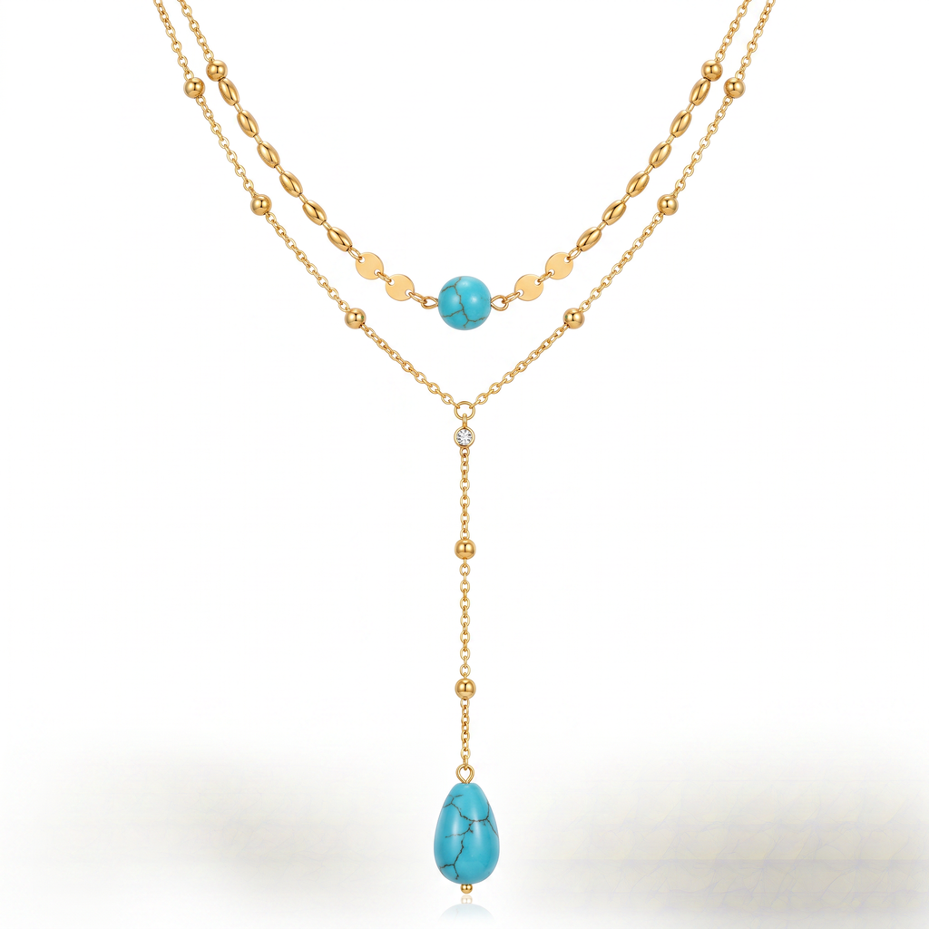 Laguna Drop Lariat Necklace