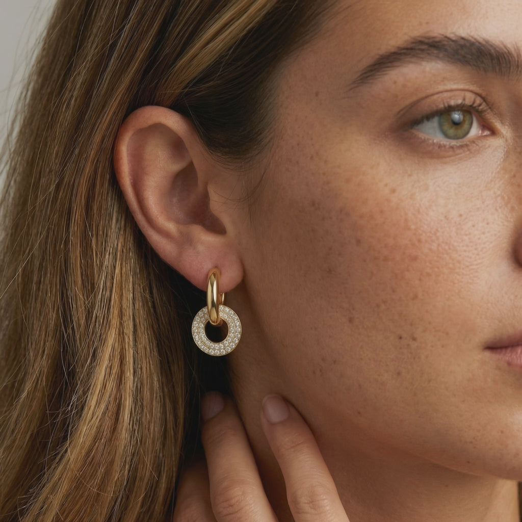 Elira Halo Earrings