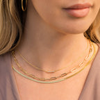 Golden Paperclip Chain